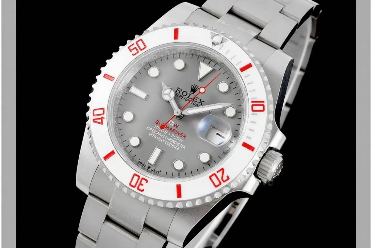 Submariner DIW 40mm 904L TI/TI Grey Dial DIWF VR3135