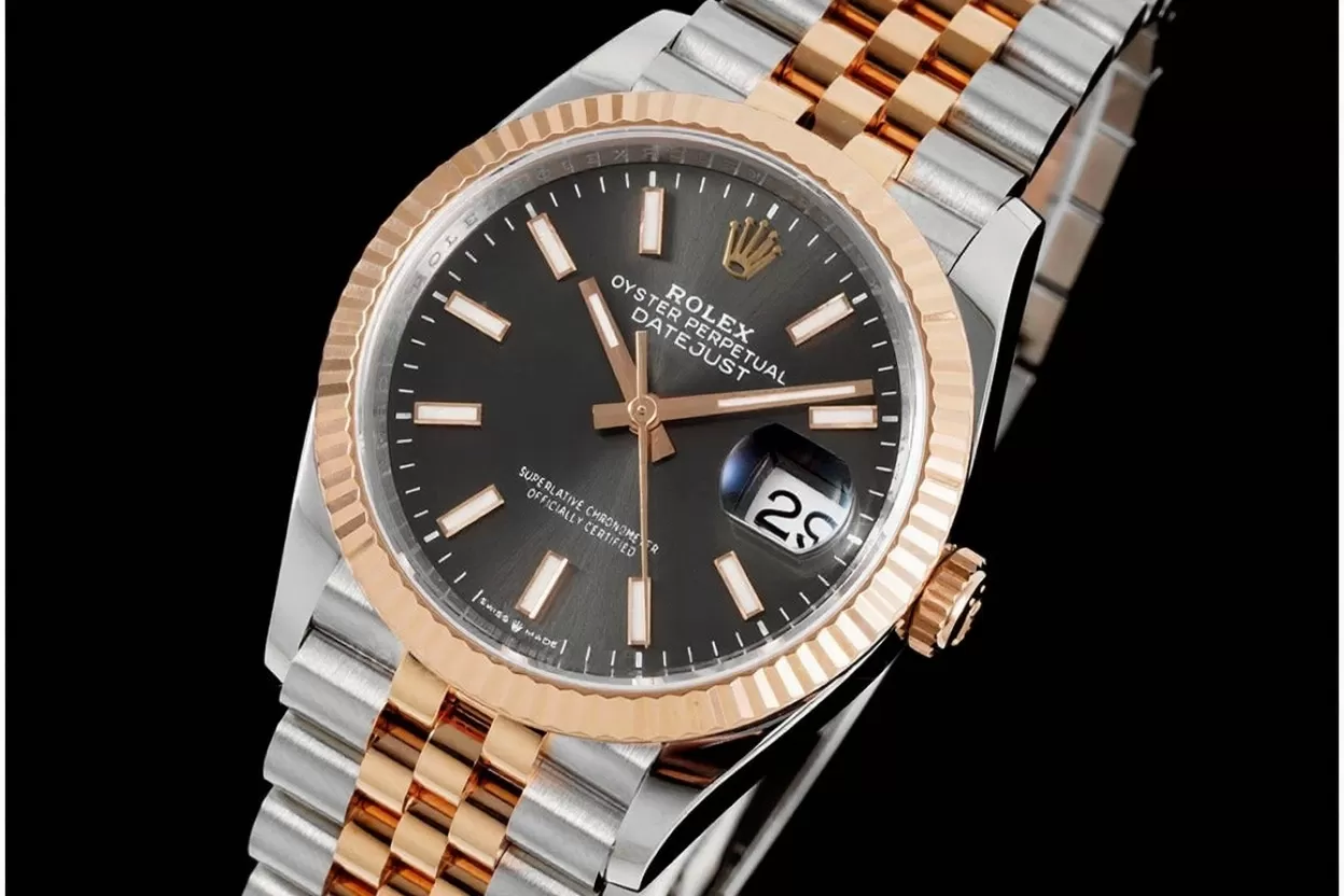 Datejust 126231 36mm Jub RG/SS Grey/Stk VSF DD3235