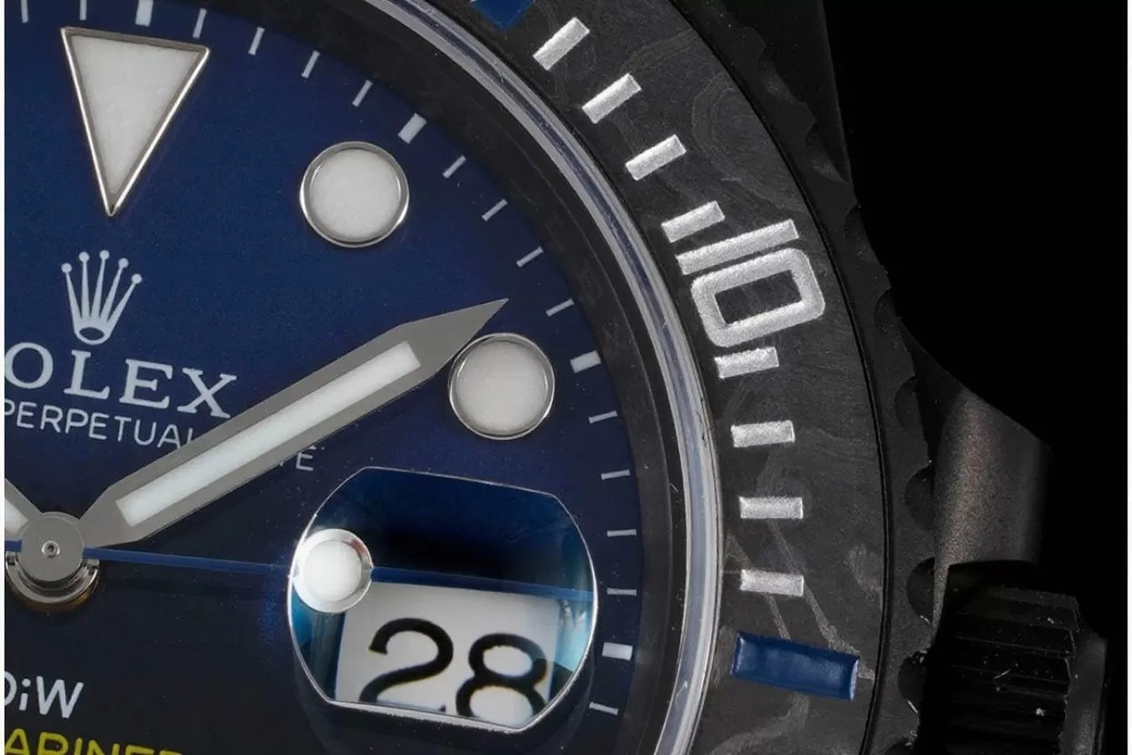 Submariner DIW 40mm 904L DLC/DLC Blue/Blk Dial VSF VS3135 - Image 5