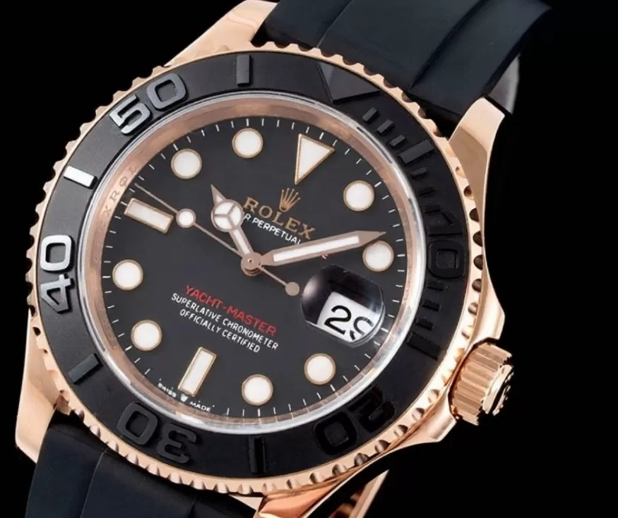 Yacht-Master 126655 40mm RG/RU Black/Dot VSF DD3235