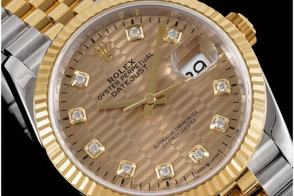 Datejust 126233 36mm Jub YG/SS Textured Gold/Dia VSF DD3235 - Image 2