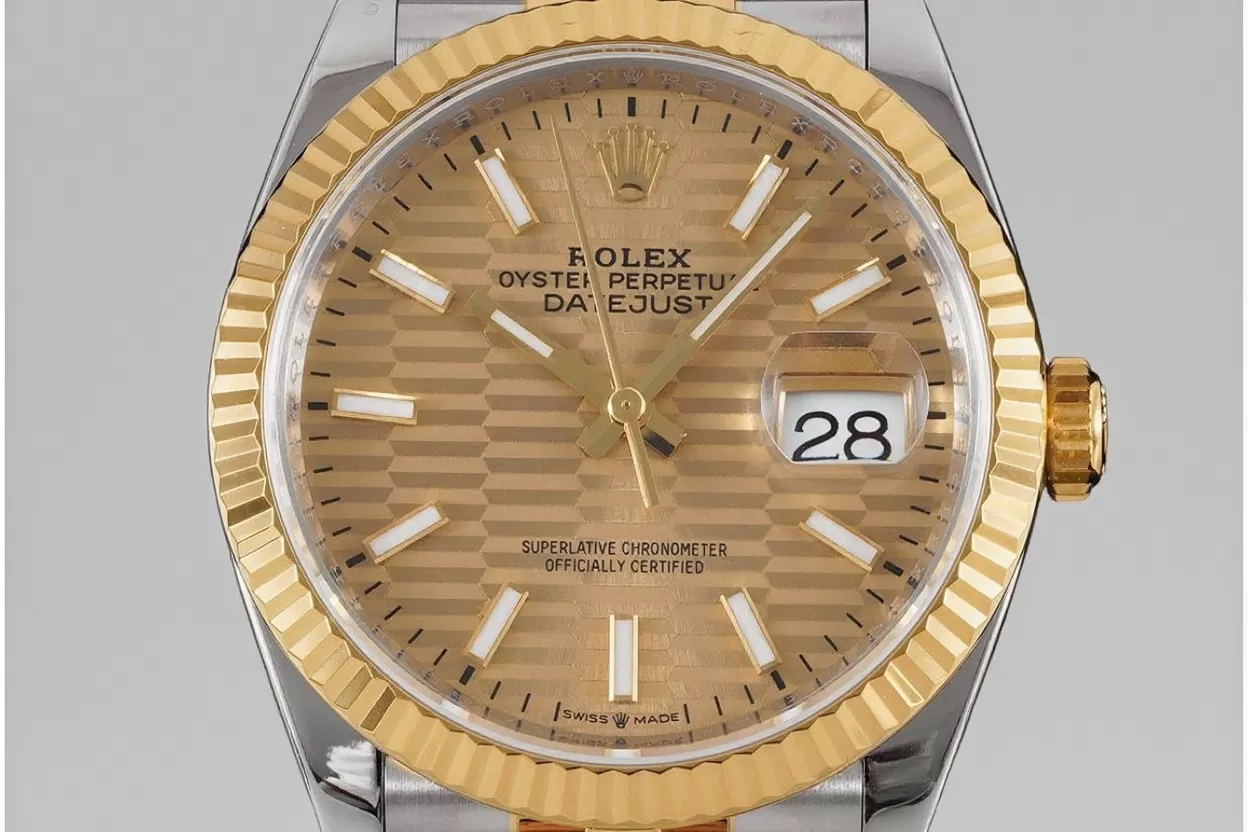 Datejust 126233 36mm Jub YG/SS Textured Gold/Stk VSF DD3235 - Image 2