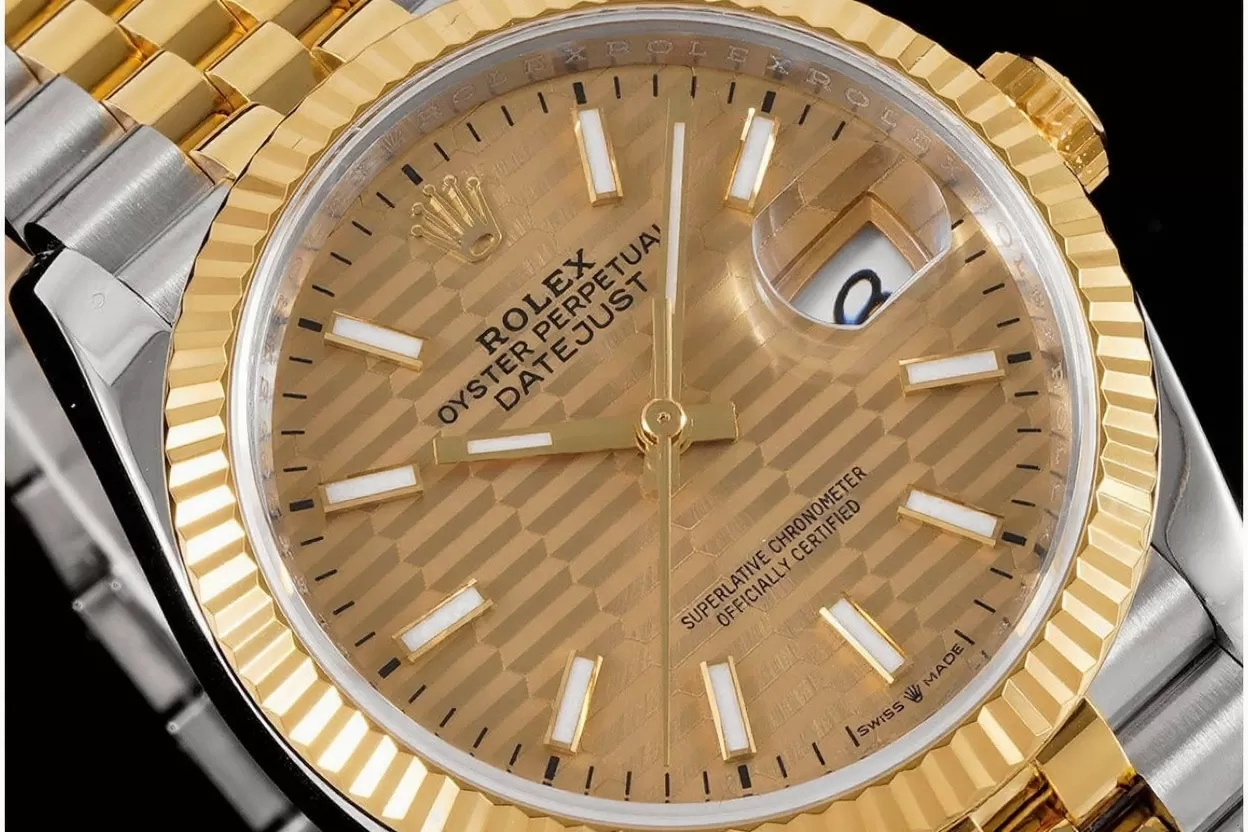Datejust 126233 36mm Jub YG/SS Textured Gold/Stk VSF DD3235 - Image 3