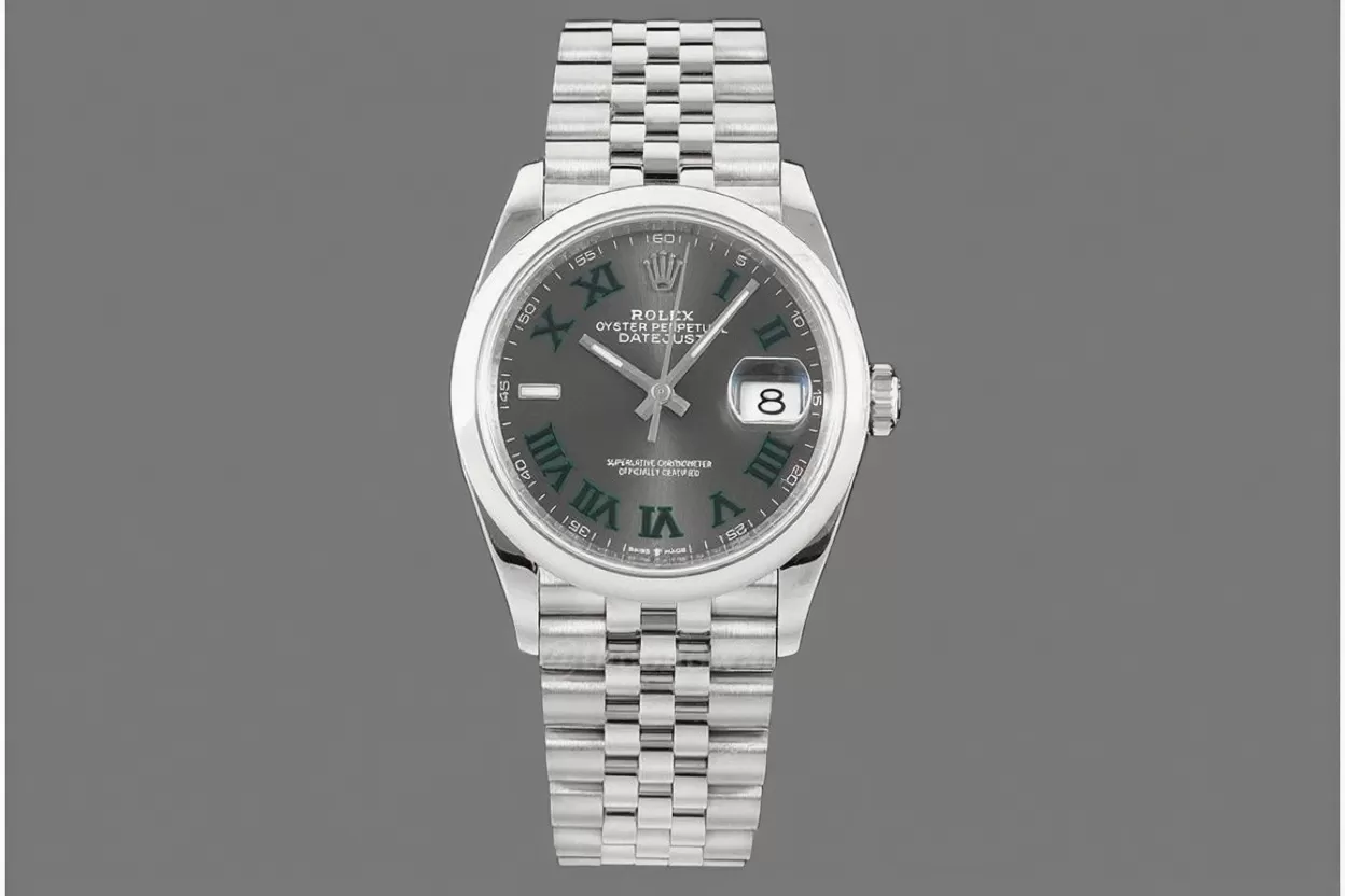Datejust 126200 36mm Wimbledon Jub SS/SS Grey Dial VSF DD3235 - Image 2