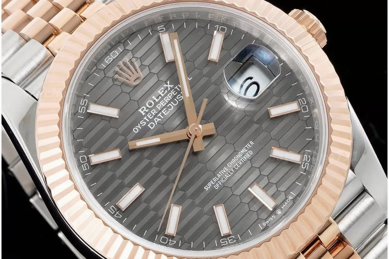 Datejust 126331 41mm Jub RG/SS Grey Textured Dial VSF DD3235 - Image 3