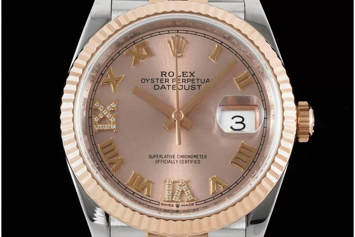 Datejust 126231 36mm Jub RG/SS Rose Gold/Rmn VSF DD3235 - Image 2
