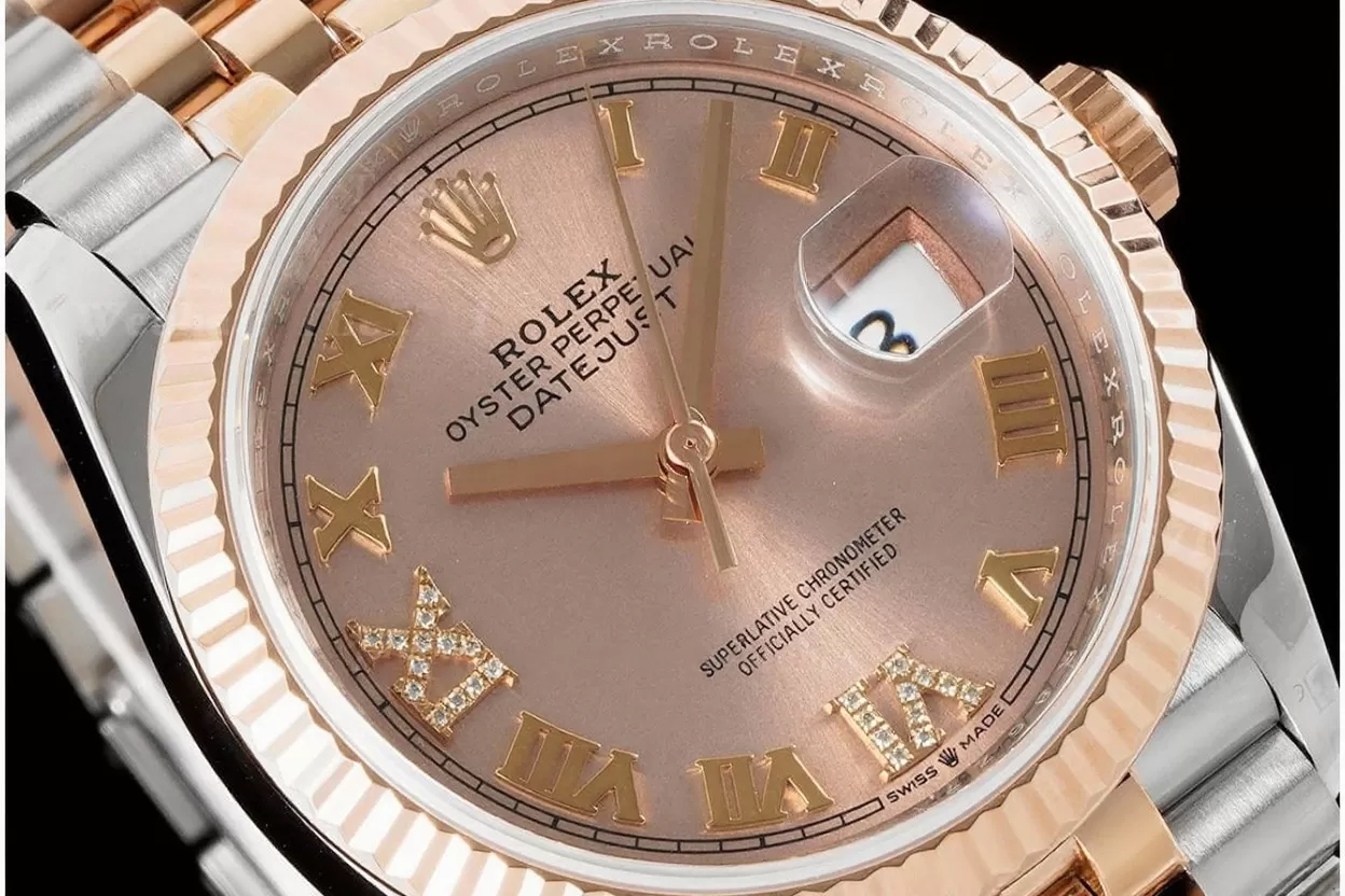 Datejust 126231 36mm Jub RG/SS Rose Gold/Rmn VSF DD3235 - Image 3