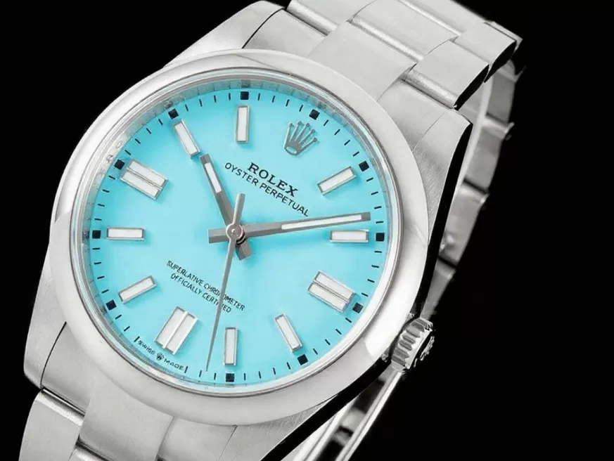 Oyster Perpetual 124300 41mm SS/SS Tiffany Blue Dial VSF VS3230