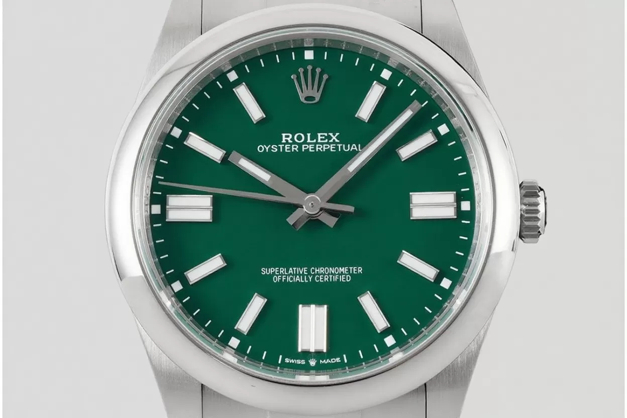 Oyster Perpetual 124300 41mm SS/SS Green Dial VSF VS3230 - Image 2