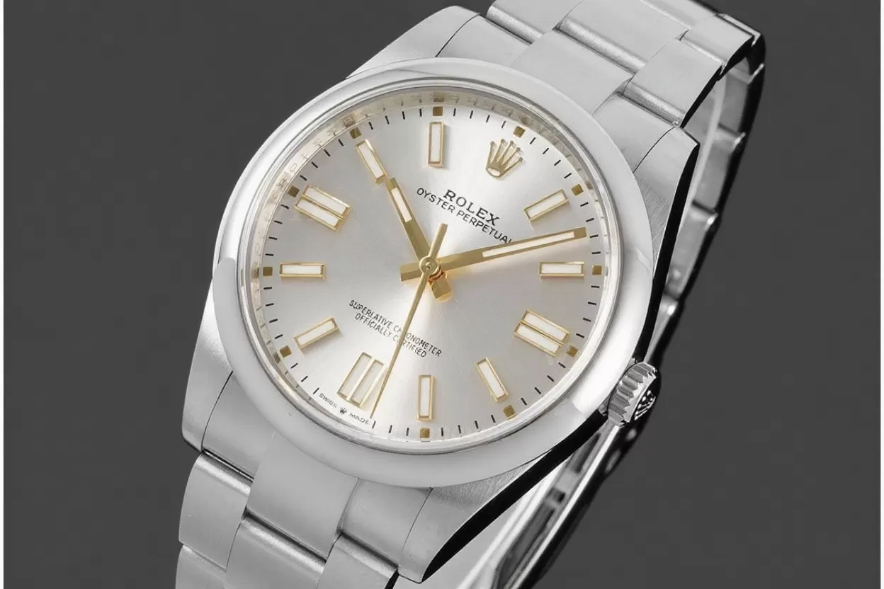 Oyster Perpetual 124300 41mm SS/SS Silver Dial VSF VS3230