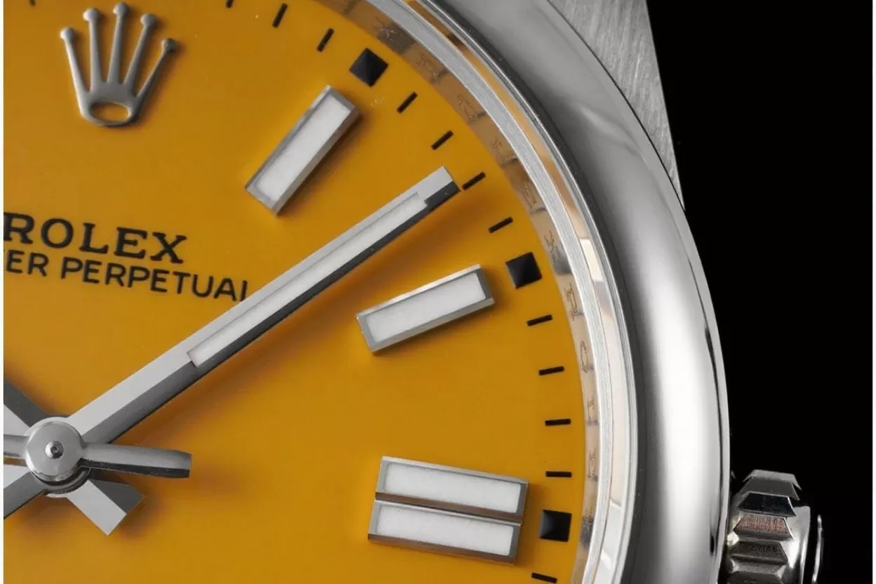 Oyster Perpetual 124300 41mm SS/SS Yellow Dial VSF VS3230 - Image 5