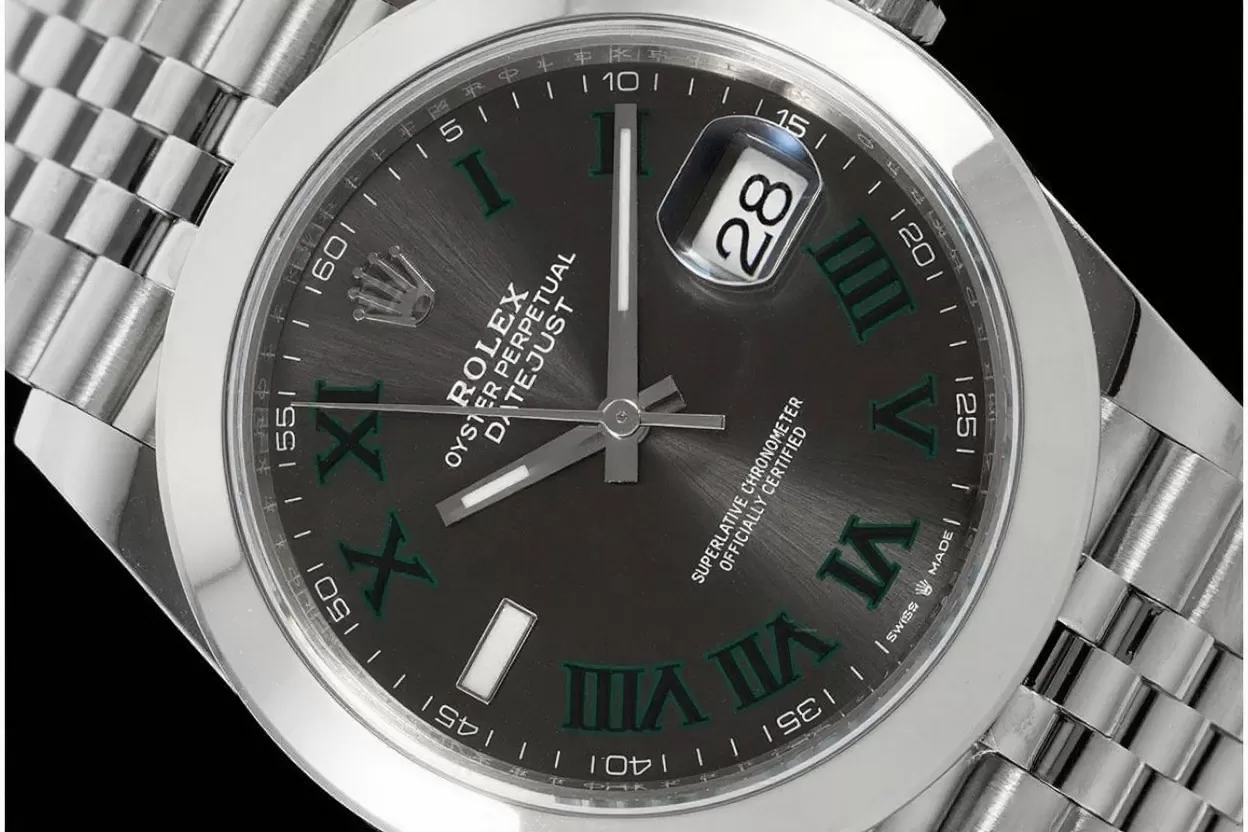 Datejust 126300 41mm Wimbledon Jub SS/SS Grey/Rmn VSF DD3235 - Image 3