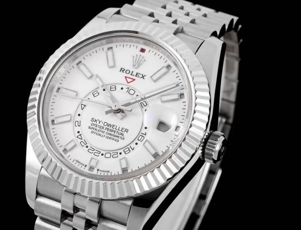 SkyDweller 326934 42mm SS/SS White Dial ZF A2824