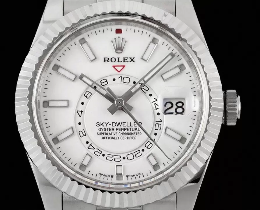 SkyDweller 326934 42mm SS/SS White Dial ZF A2824 - Image 2