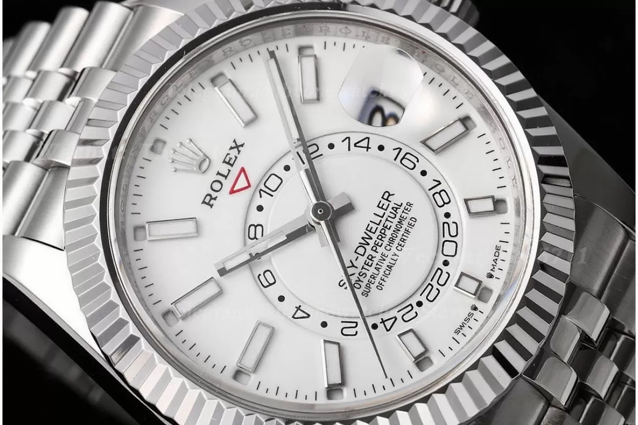 SkyDweller 326934 42mm SS/SS White Dial ZF A2824 - Image 3