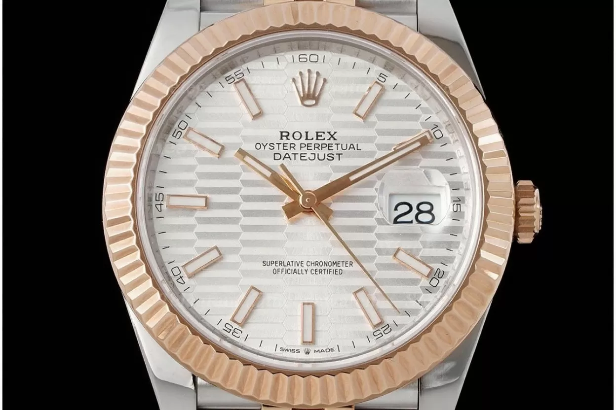 Datejust 126331 41mm Jub RG/SS Silver Textured Dial VSF DD3235 - Image 2