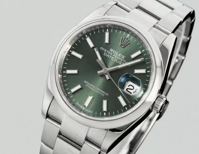 Datejust 126200 36mm Oys SS/SS Green Dial VSF DD3235