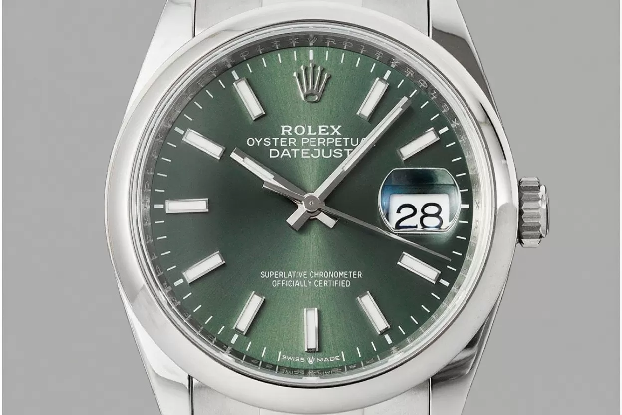 Datejust 126200 36mm Oys SS/SS Green Dial VSF DD3235 - Image 2