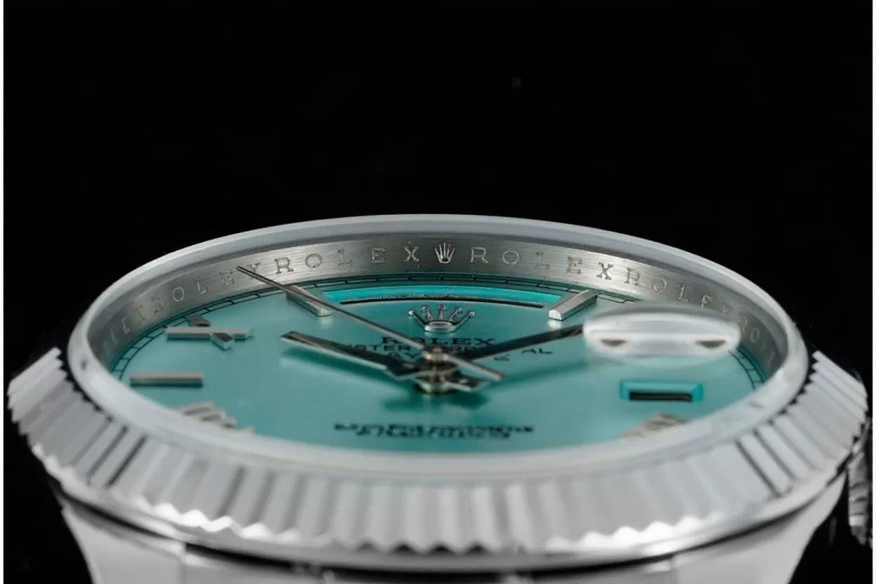 DayDate 228236 40mm SS/SS Ice Blue/Rmn JDF V4 VR3255 (Gain Weight) - Image 5