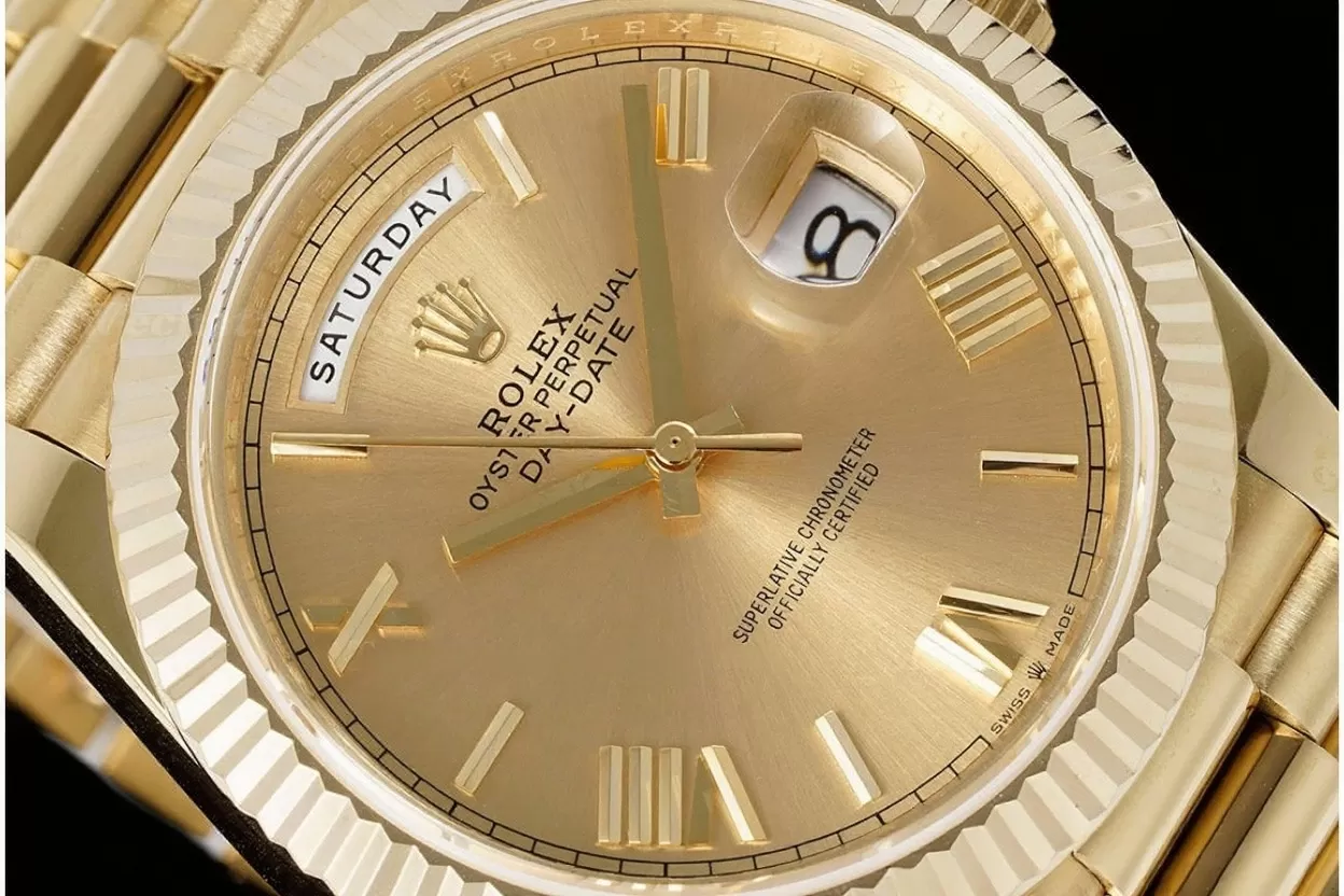 DayDate 228238 40mm YG/YG O Gold Dial JDF V4 VR3255 (Gain Weight) - Image 2