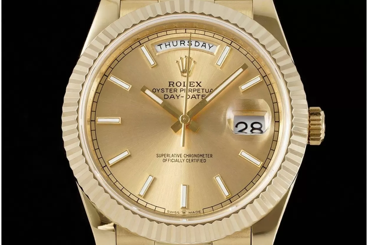 DayDate 228238 40mm YG/YG Gold/Stk JDF V4 VR3255 (Gain Weight) - Image 2
