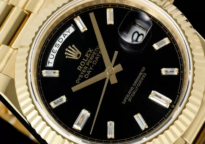 DayDate 228238 40mm YG/YG Black/Dia JDF V4 VR3255 (Gain Weight) - Image 3