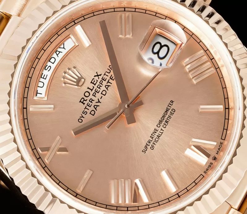 DayDate 228235 40mm RG/RG Rose Gold/Rmn JDF V4 VR3255 (Gain Weight) - Image 3