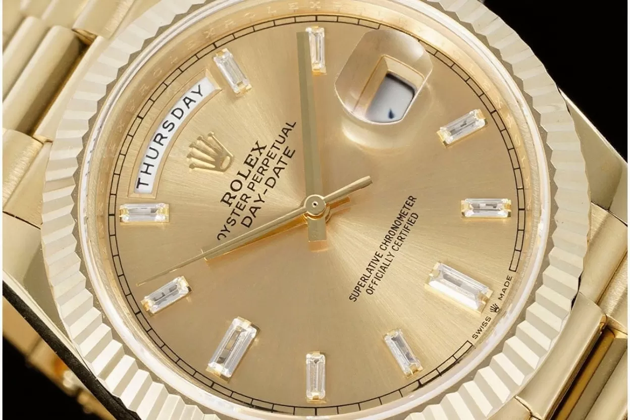 DayDate 228238 40mm YG/YG Yellow Gold/Dia JDF V4 VR3255 (Gain Weight) - Image 3