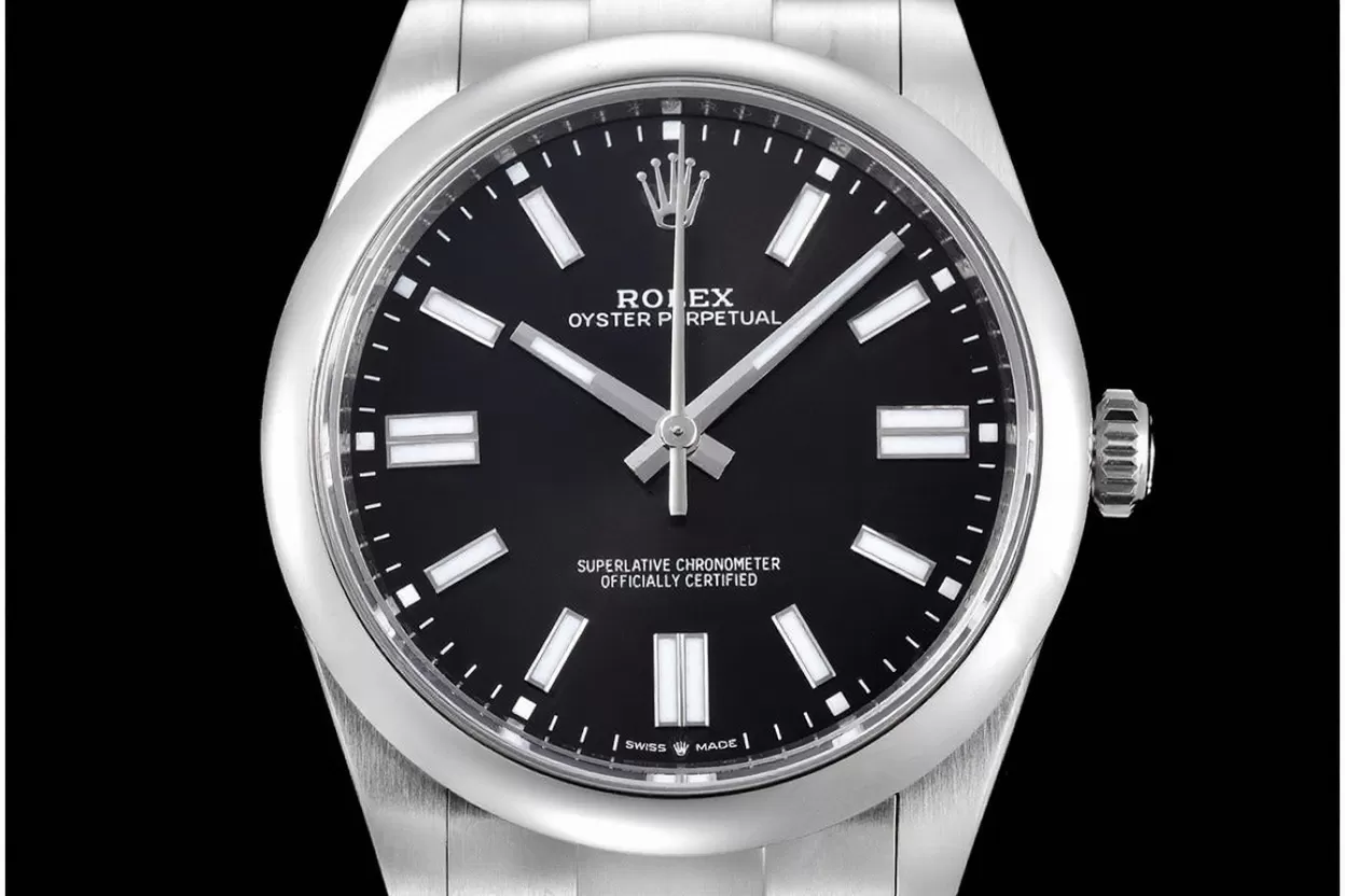 Oyster Perpetual 124300 41mm SS/SS Black Dial VSF VS3230 - Image 2