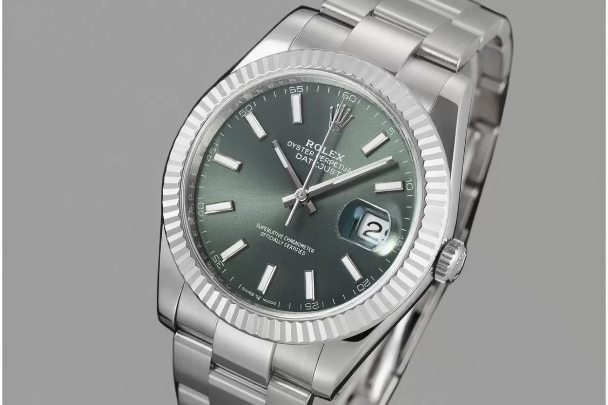 Datejust 126334 41mm Oys SS/SS Green/Stk VSF DD3235