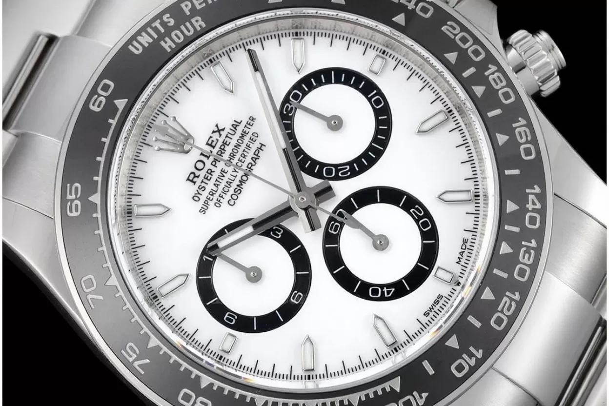 Daytona 126500LN 40mm SS/SS White Dial BTF DD4131 Super Clone - Image 4