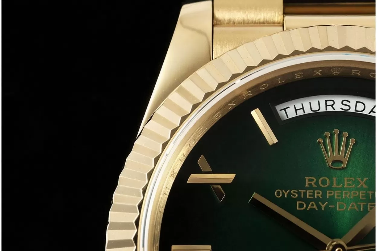 DayDate 228238 40mm YG/YG Gradient Green Dial QF V5 A2836(Gain Weight) - Image 4