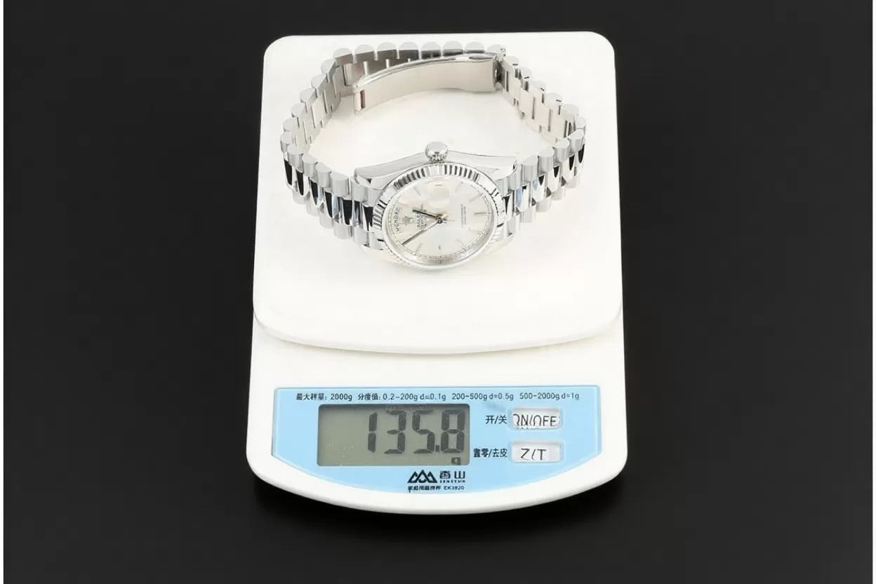 DayDate 128239 36mm SS/SS Silver/Stk QF V3 VR3255(Gain Weight) - Image 37