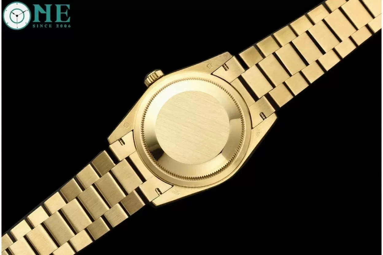 DayDate 128238 36mm YG/YG Green/Rmn QF V3 VR3255(Gain Weight) - Image 9