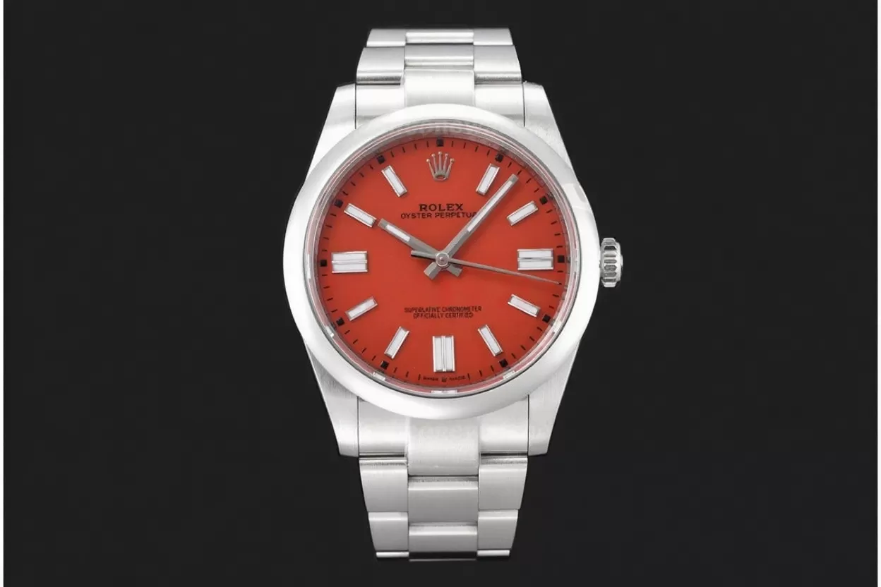 Oyster Perpetual 124300 41mm SS/SS Red Dial VSF VS3230 - Image 4