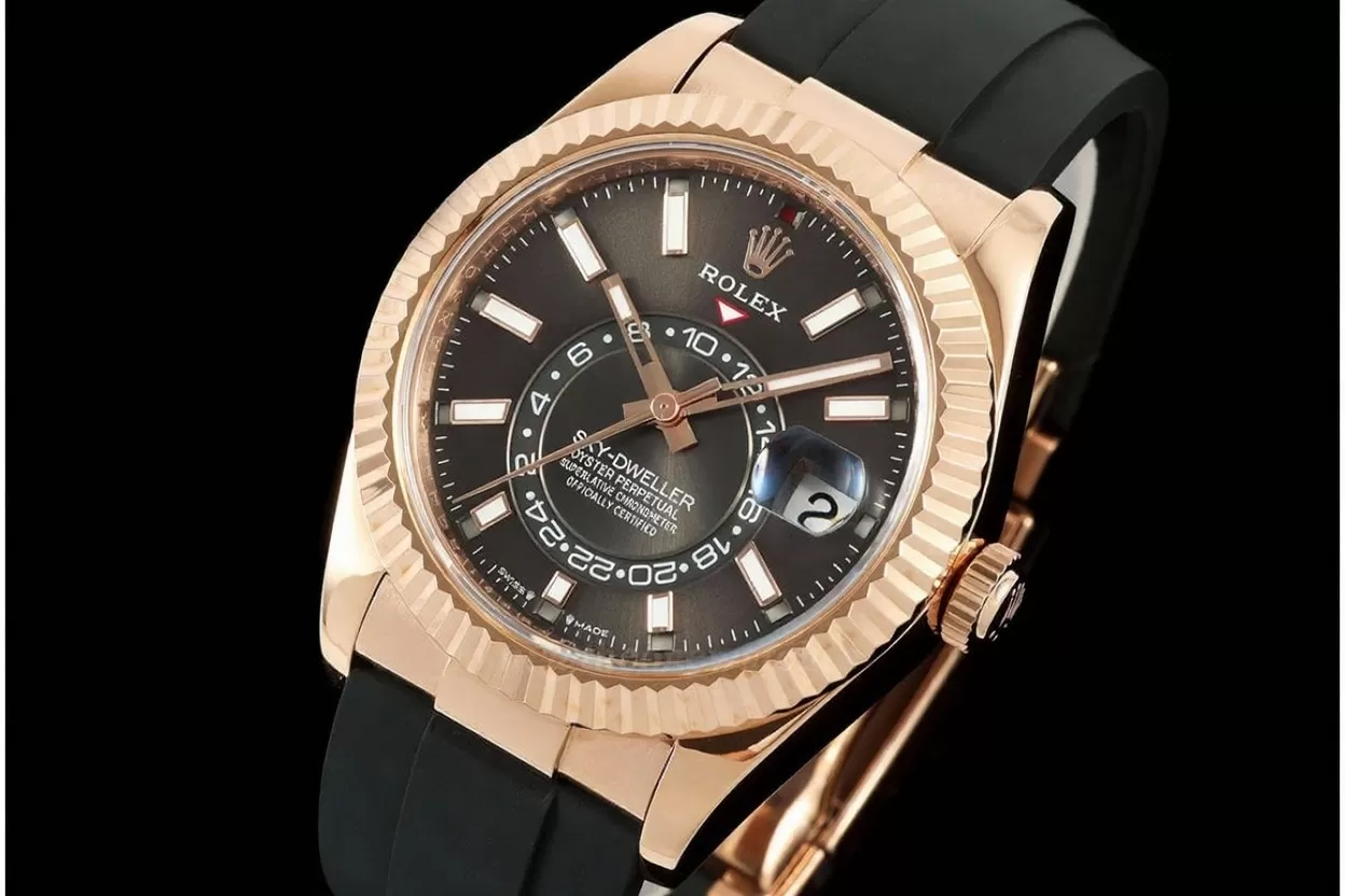 SkyDweller 336235 42mm RG/RU Grey Dial ZF A2824(Tungsten Heavy Version)