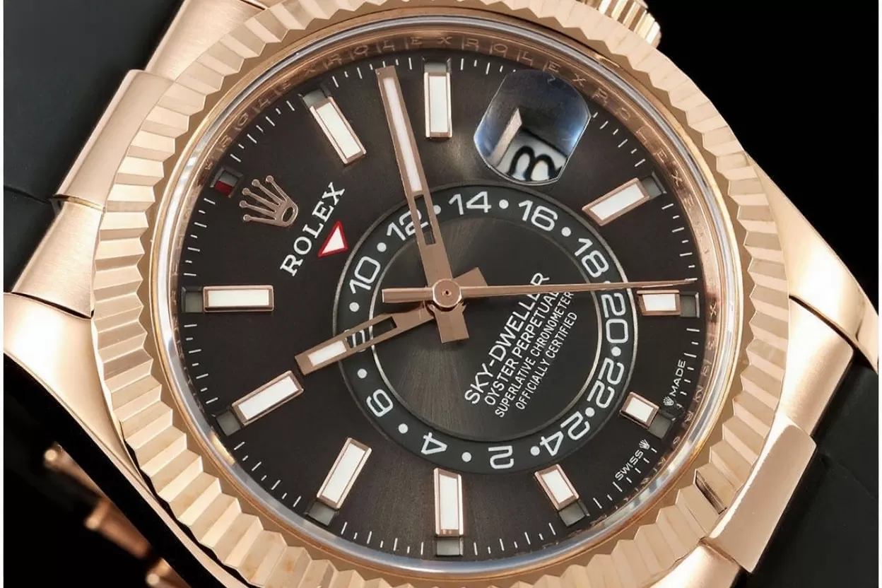 SkyDweller 336235 42mm RG/RU Grey Dial ZF A2824(Tungsten Heavy Version) - Image 2