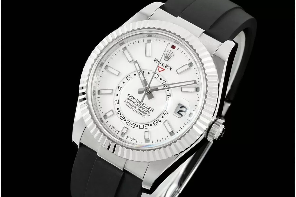 SkyDweller 336234 42mm SS/RU White Dial ZF A2824(Tungsten Heavy Version)