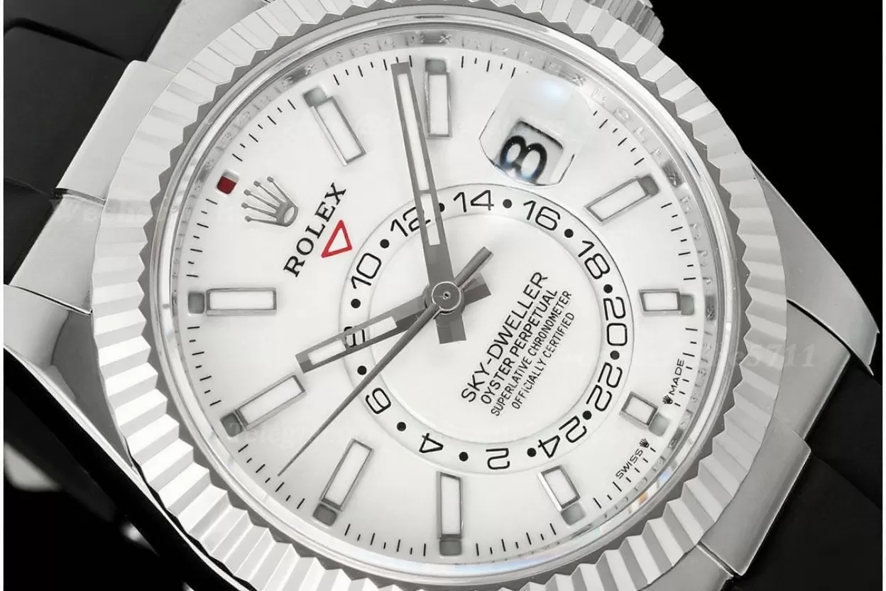 SkyDweller 336234 42mm SS/RU White Dial ZF A2824(Tungsten Heavy Version) - Image 2