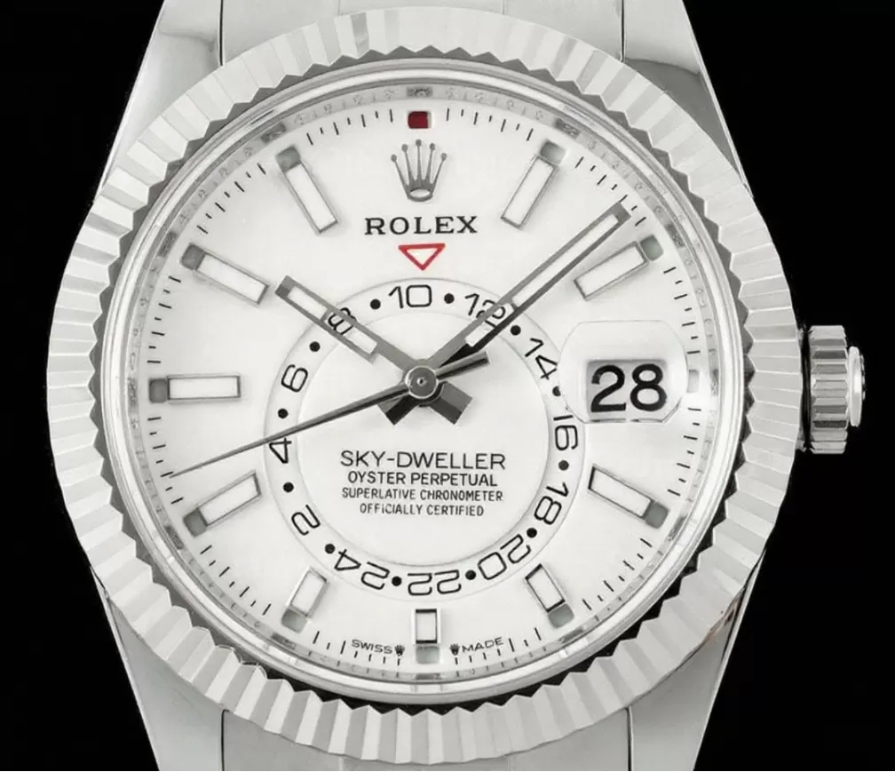 SkyDweller 336234 42mm SS/RU White Dial ZF A2824(Tungsten Heavy Version) - Image 4