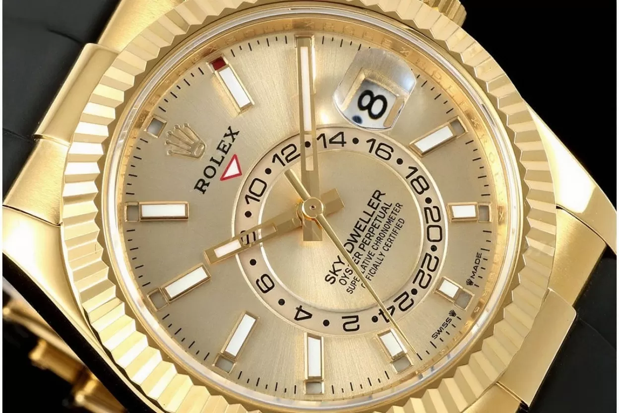 SkyDweller 336238 42mm YG/RU Gold Dial ZF A2824(Tungsten Heavy Version) - Image 2