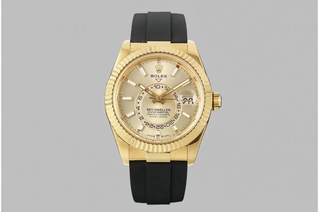 SkyDweller 336238 42mm YG/RU Gold Dial ZF A2824(Tungsten Heavy Version) - Image 3