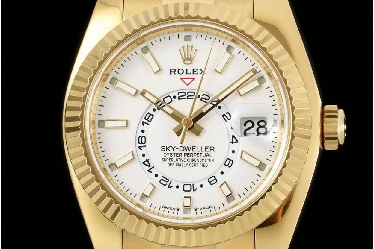 SkyDweller 336238 42mm YG/RU White Dial ZF A2824(Tungsten Heavy Version) - Image 2