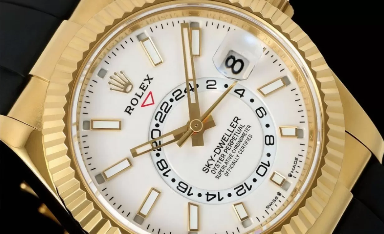SkyDweller 336238 42mm YG/RU White Dial ZF A2824(Tungsten Heavy Version) - Image 3