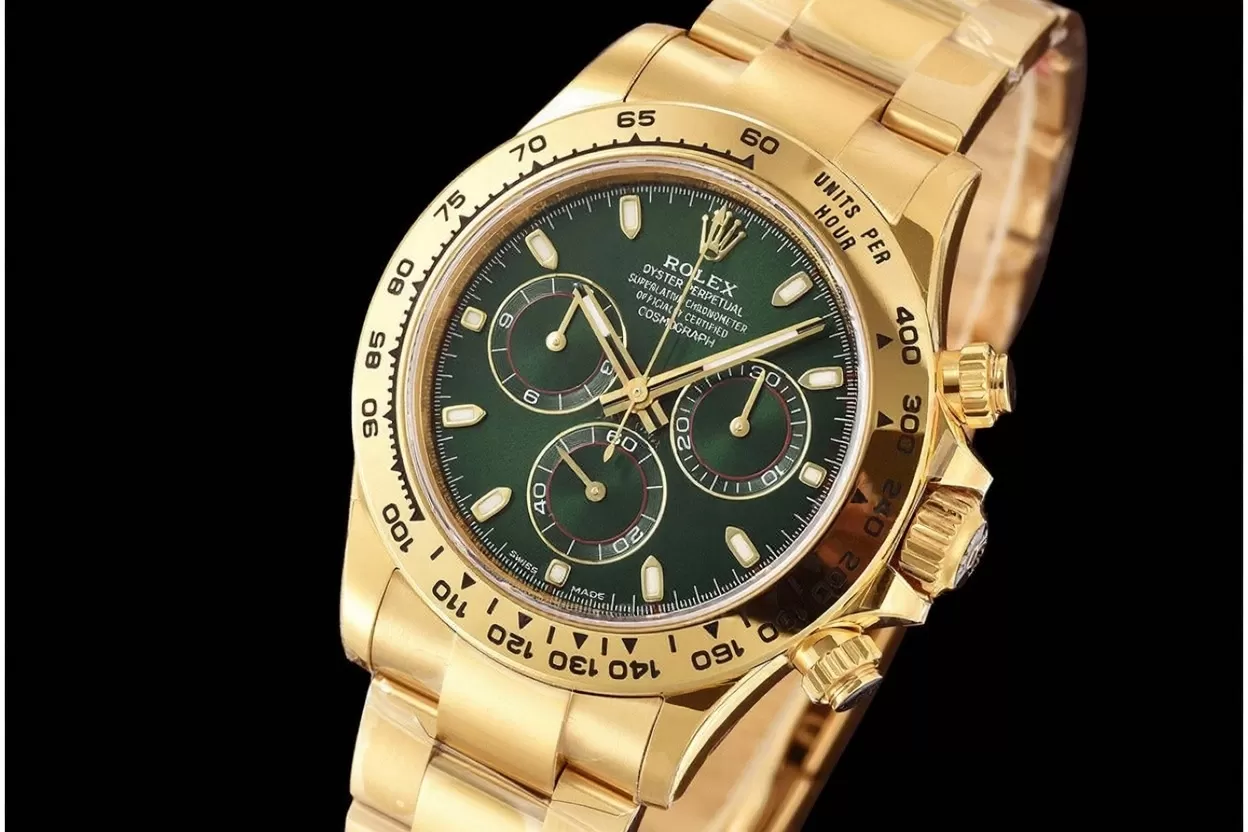 Daytona 116508 40mm YG/YG Green Dial VSF DD4130 Super Clone