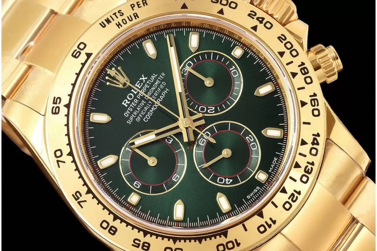 Daytona 116508 40mm YG/YG Green Dial VSF DD4130 Super Clone - Image 3