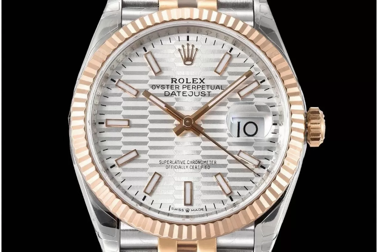 Datejust 126231 36mm Jub RG/SS Silver Textured/Stk VSF DD3235 - Image 2