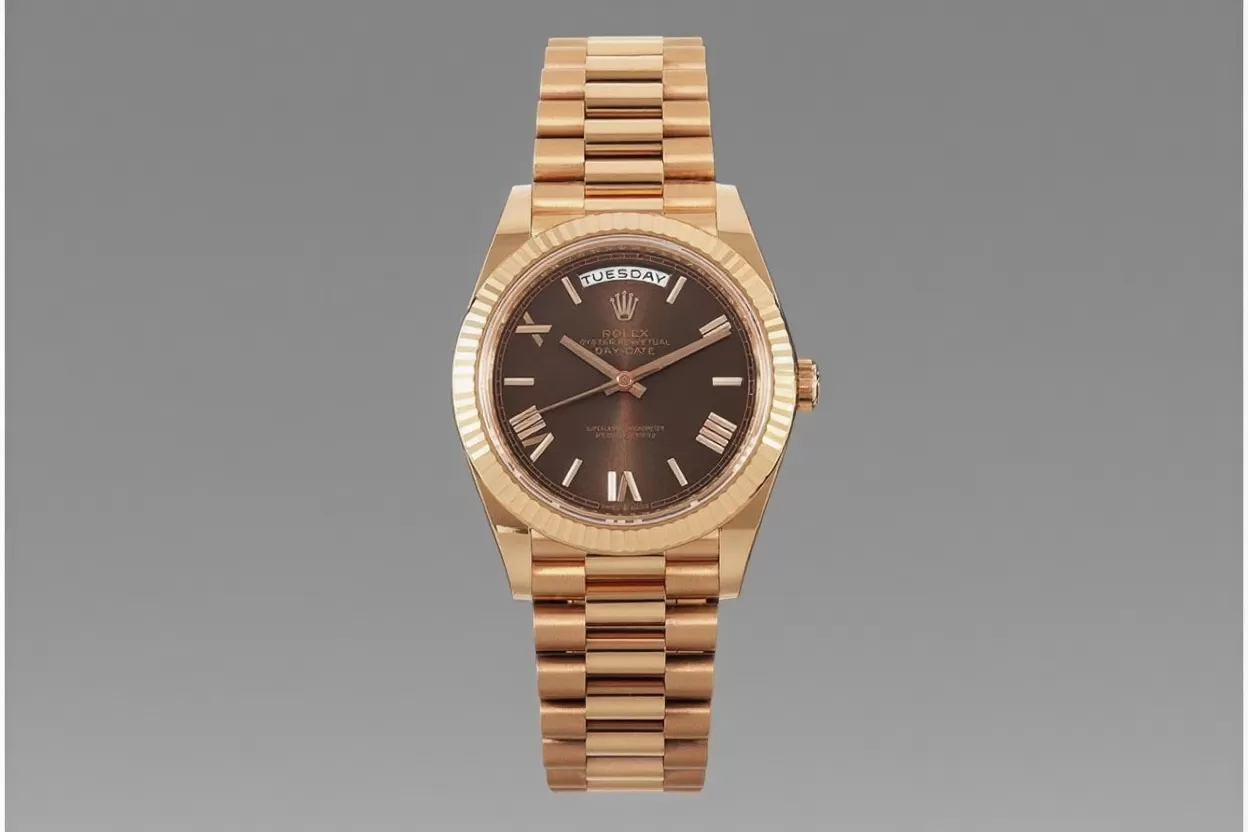 DayDate 228235 40mm RG/RG Brown/Rmn THBF V3 SH3255(Tungsten Heavy Version) - Image 4