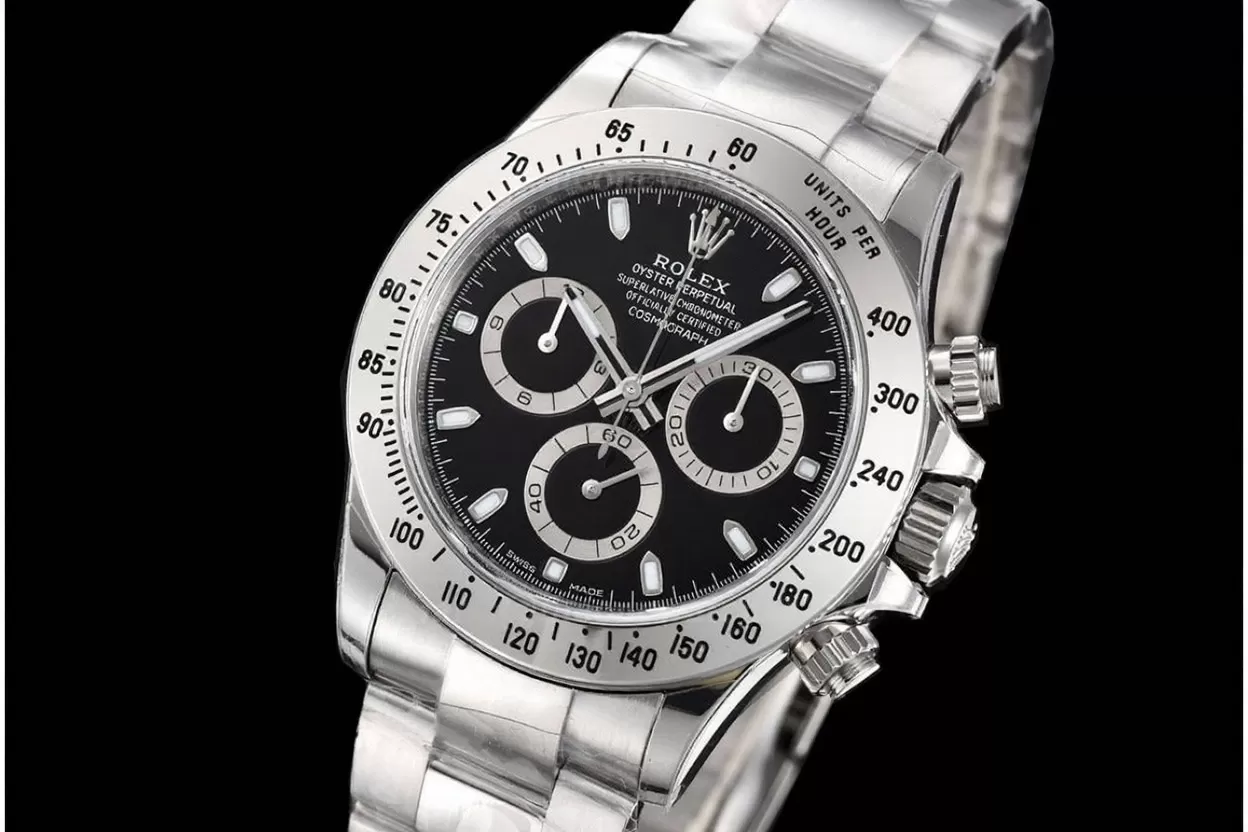 Daytona 116520 40mm SS/SS Black Dial VSF DD4130
