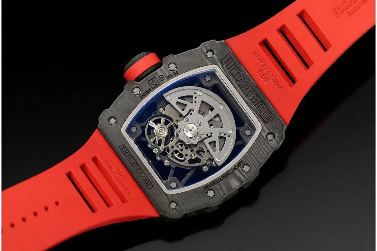 RM035-02 Red NTPT/RU Skeleton Dial ZF V6 RMAL1 - Image 5